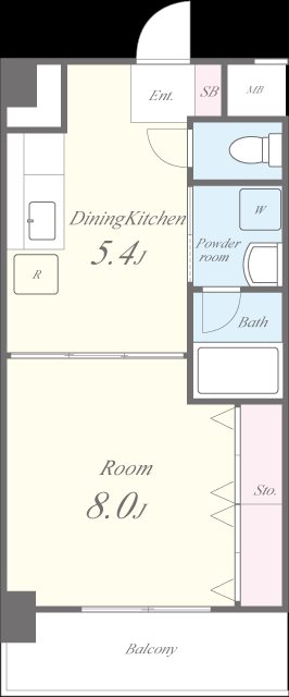 イーストコーストヴィラ 間取り図