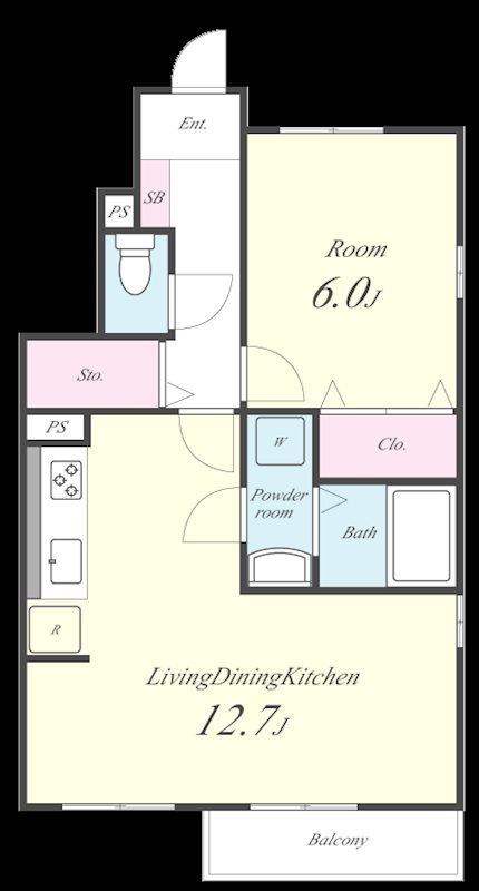 プランドールソフィアⅠ 間取り図