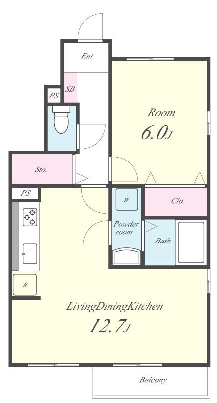 プランドールソフィアⅠ 間取り図
