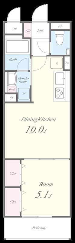 Sky Nova 間取り図