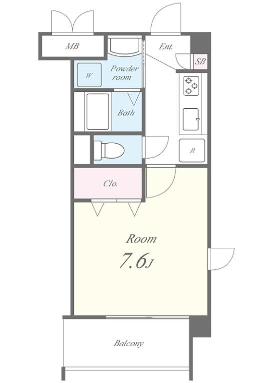 フランディル(品川区) 間取り図