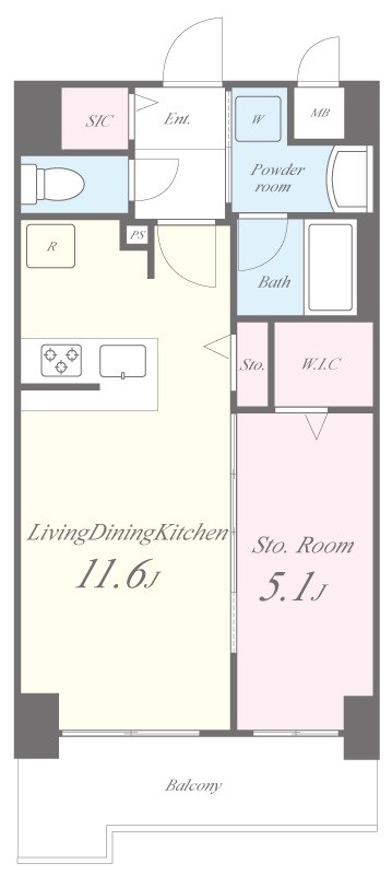 サンセール豊崎 間取り図