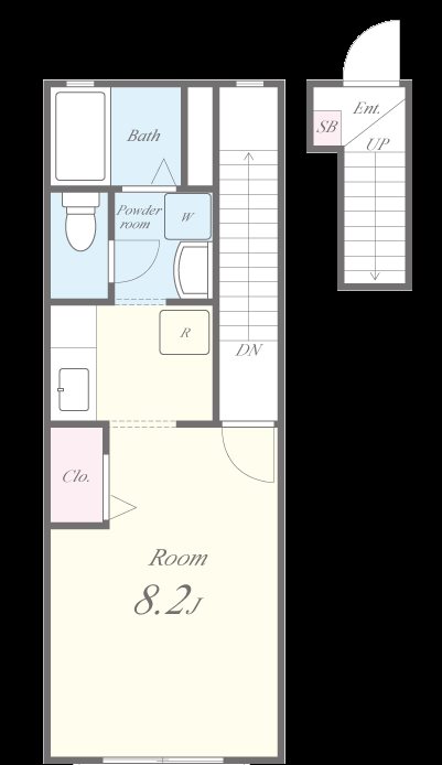 ツイン リーフ 間取り図