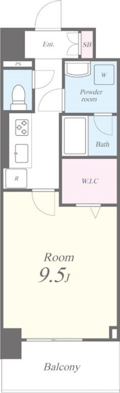 キャナルテラス品川 間取り図