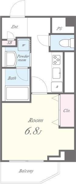 ブリーズ代々木上原 間取り図