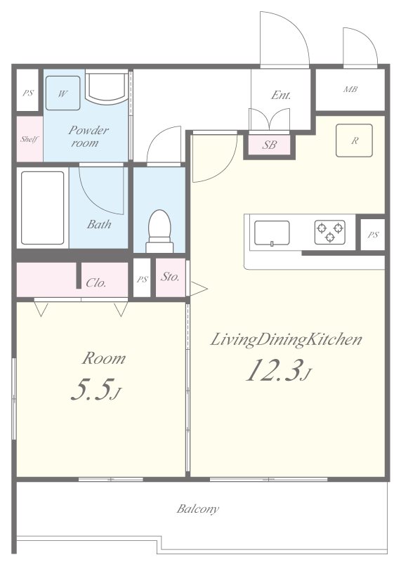 グランドール京都 間取り図