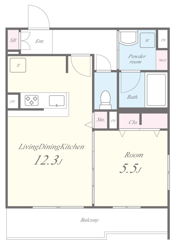 グランドール京都 間取り図