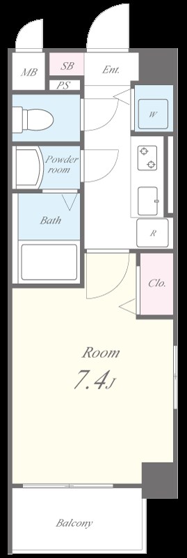 Apartment 桜 間取り図