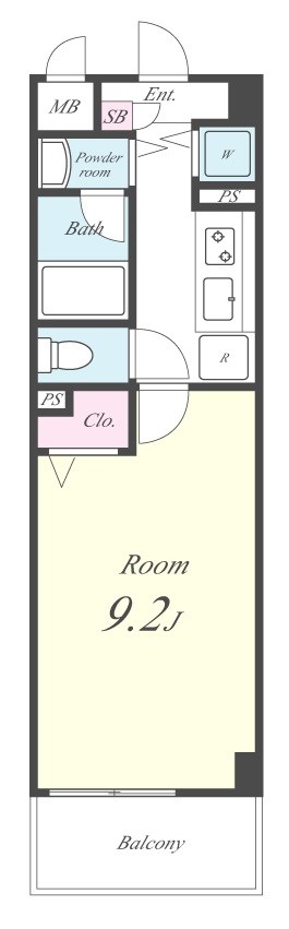 Ｆコスモ新検見川 間取り図