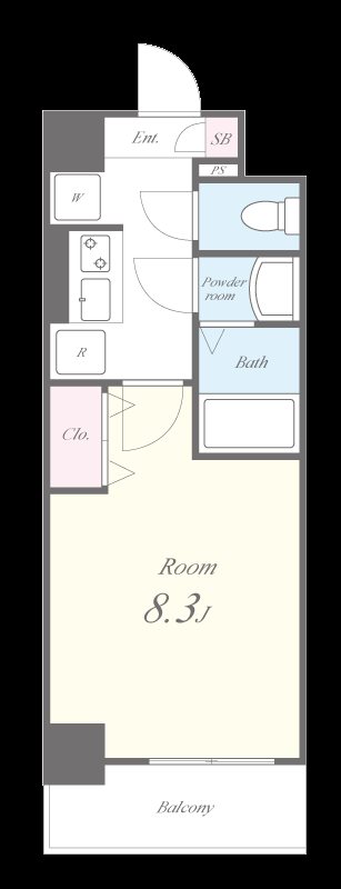 ブランピュール木場公園 間取り図
