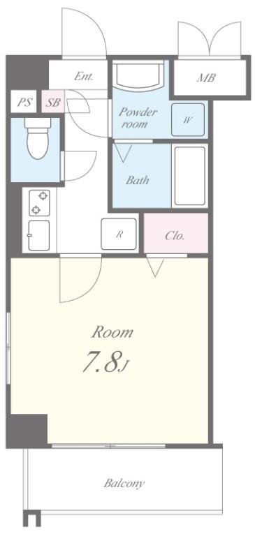 クローネ住吉 間取り図