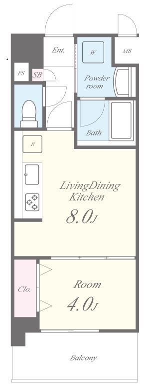 スタシオン河内山本 間取り図