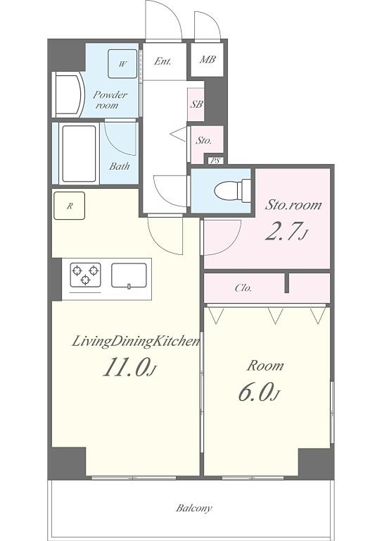 グランシャリオ新蒲田 間取り図