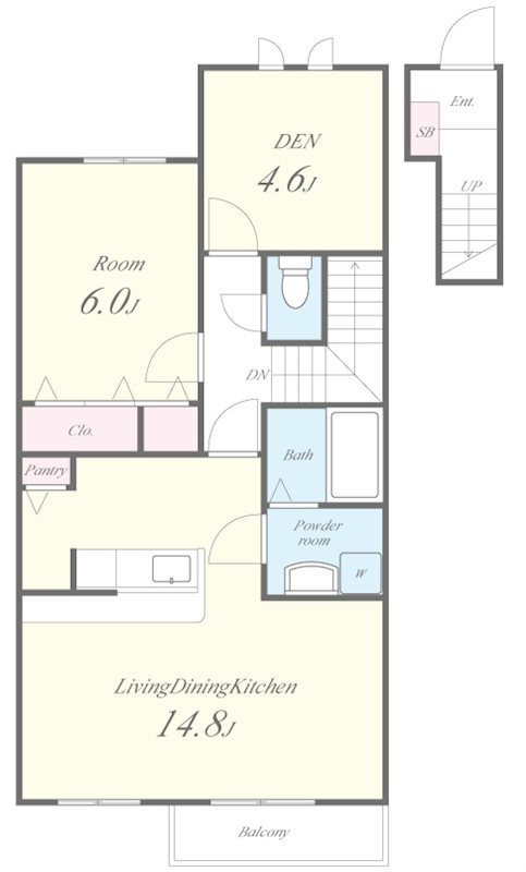 シャリテ高橋川 間取り図