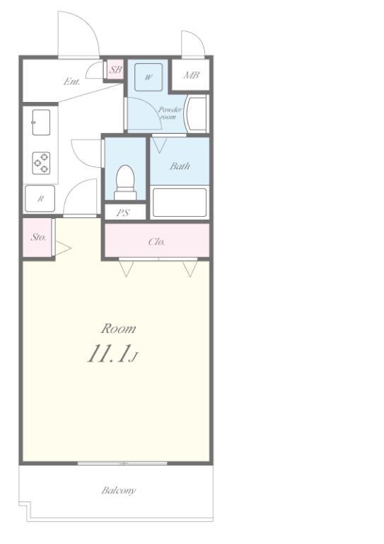 West練馬春日町 間取り図