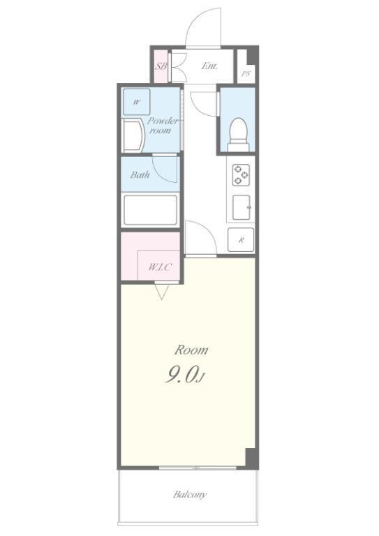 ジュネス稲城 間取り図