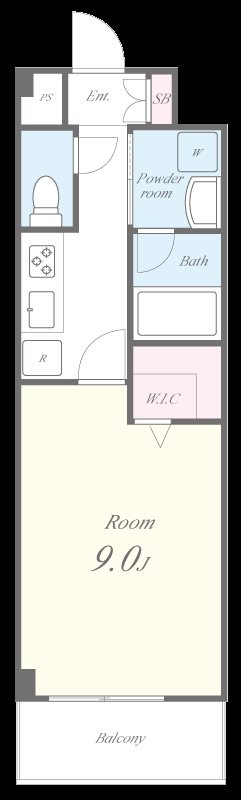 ジュネス稲城 間取り図