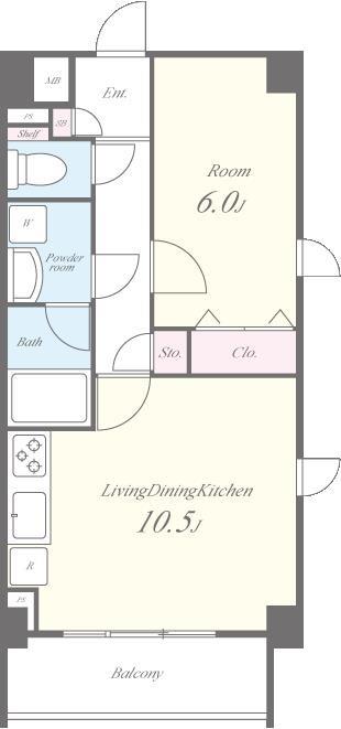 La gracieuse 間取り図