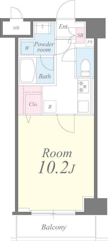 クレシェンテ月島 間取り図