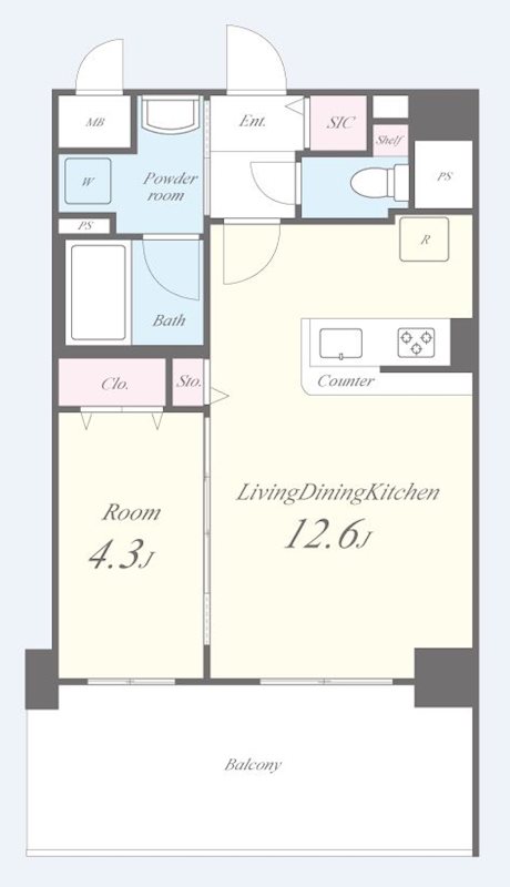 メゾンノワール 間取り図