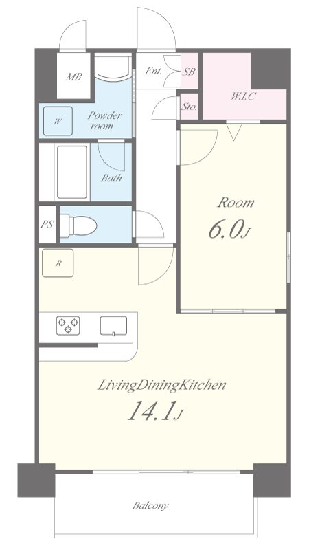 ウェルスコート錦糸町 間取り図