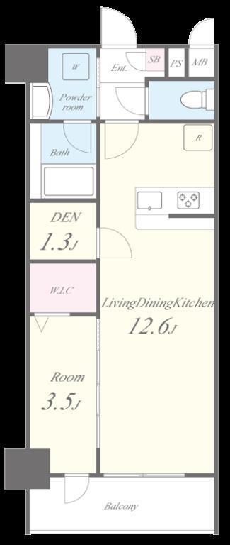 コンフォール亀有 間取り図