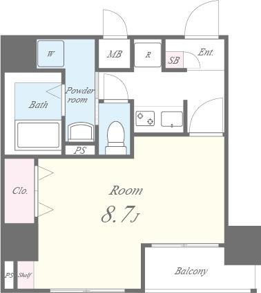 エヴァンコートKasima 間取り図