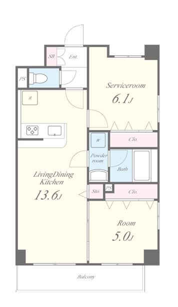 ラディエ 間取り図