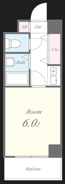 サンユタカマンション 205号室 間取り