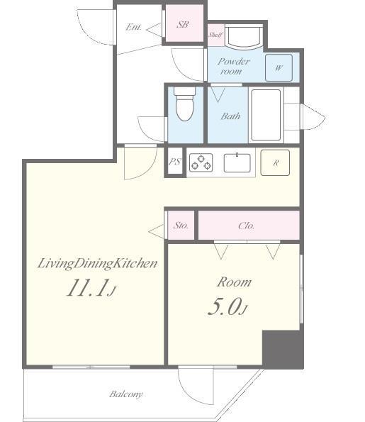 Pine Well&amp;rsquo;s 間取り図