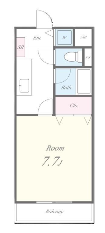 ﾗﾌｨﾈｼｬﾝﾌﾞﾙ 間取り図