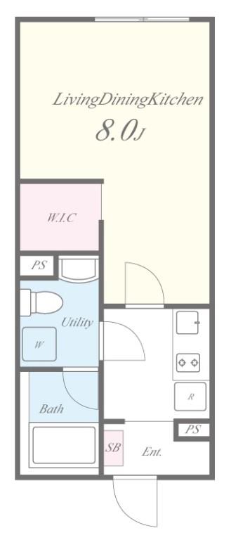 コルビジェスリー 間取り図