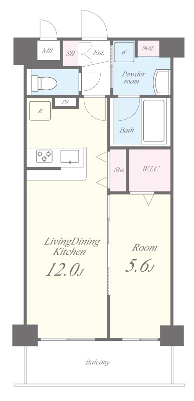 LIBRE(リーブル) 間取り図
