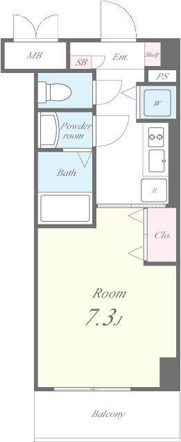 ラ・フロル 間取り図