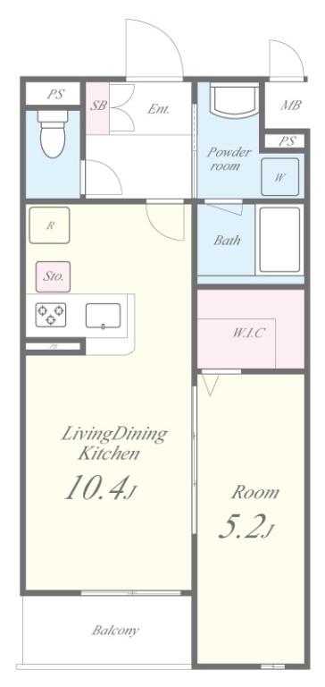 メゾン北綾瀬 間取り図