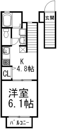 ヴィラージュ志伊 間取り図