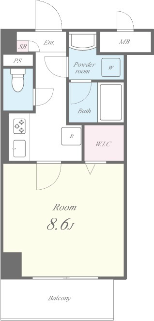 プラシード青山 間取り図