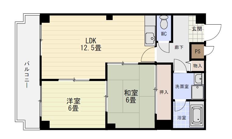 グランドールKITA 間取り図