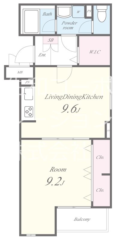 メアヌイ北戸田 間取り図