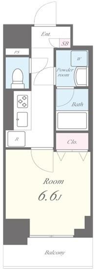 イート アパートメント ヴェリタス 間取り図