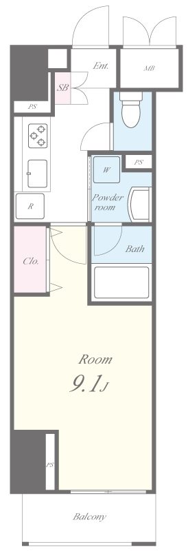 RAXA神田須田町 間取り図