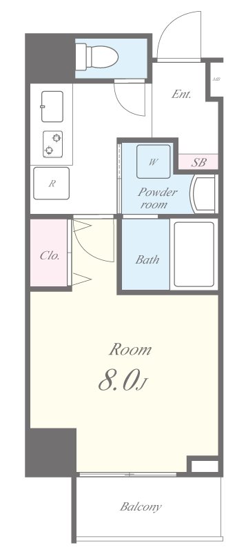 MEIN SCHLOSS 三河島 間取り図