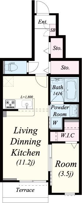 メゾン大島Ⅳ 間取り図