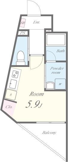 LAUREL西新井栄町 間取り図