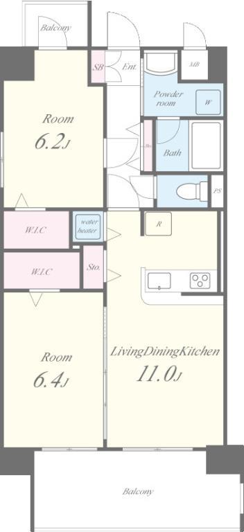 Flourish SⅠ 間取り図