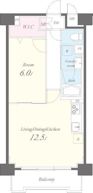 モンテジョア 間取り図