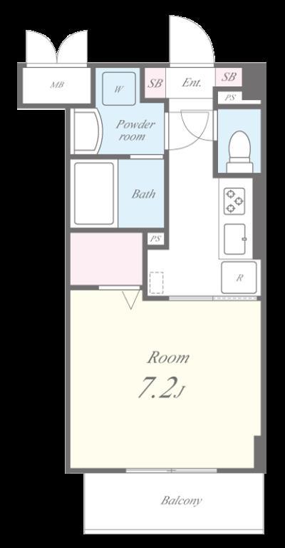 コンフォース堀切 間取り図