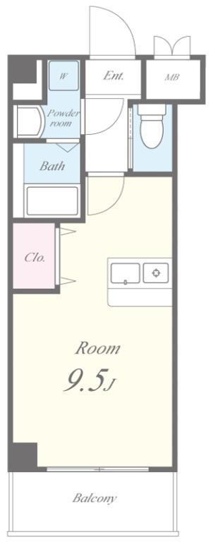 KSロイヤル天王寺北 503号室 間取り
