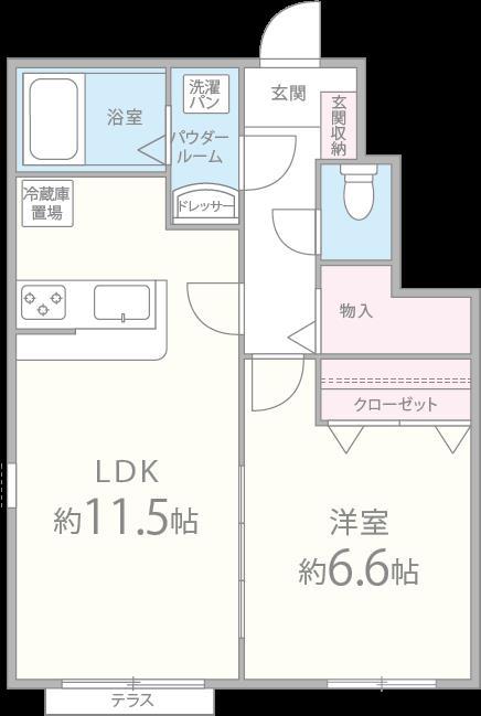Hyde Park 間取り図