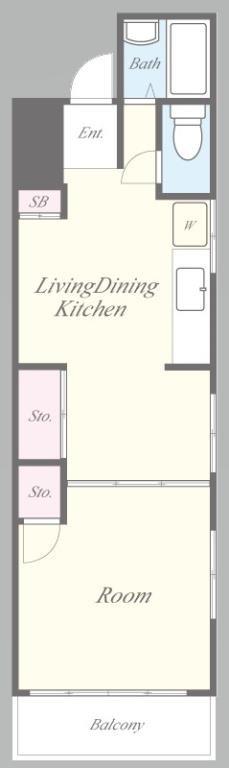 セイワパレス寺山公園 402号室 間取り
